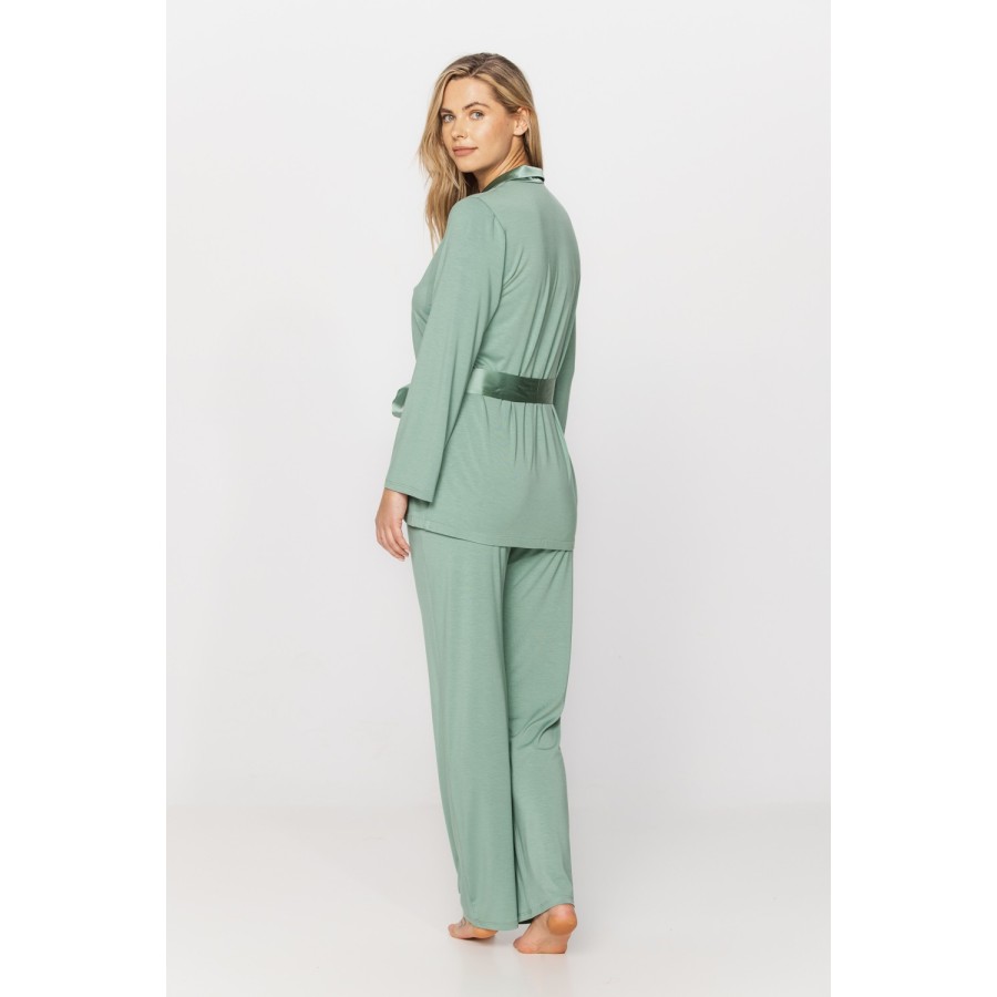 Pijama en rojo, rosa o verde con tallas XS a 5XL